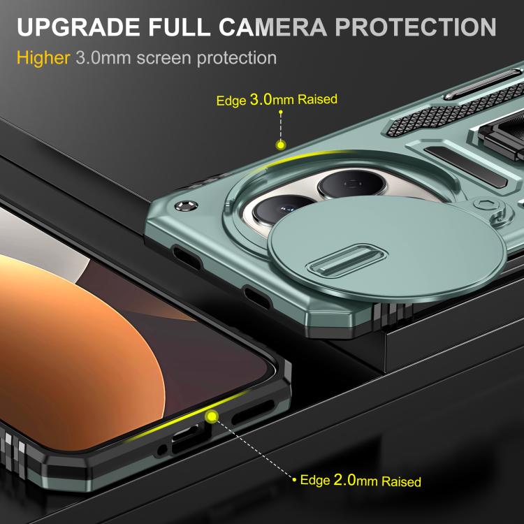For Redmi Note 15 Global 4G / 5G 164mm Armor PC Hybrid TPU Camera Shield Phone Case