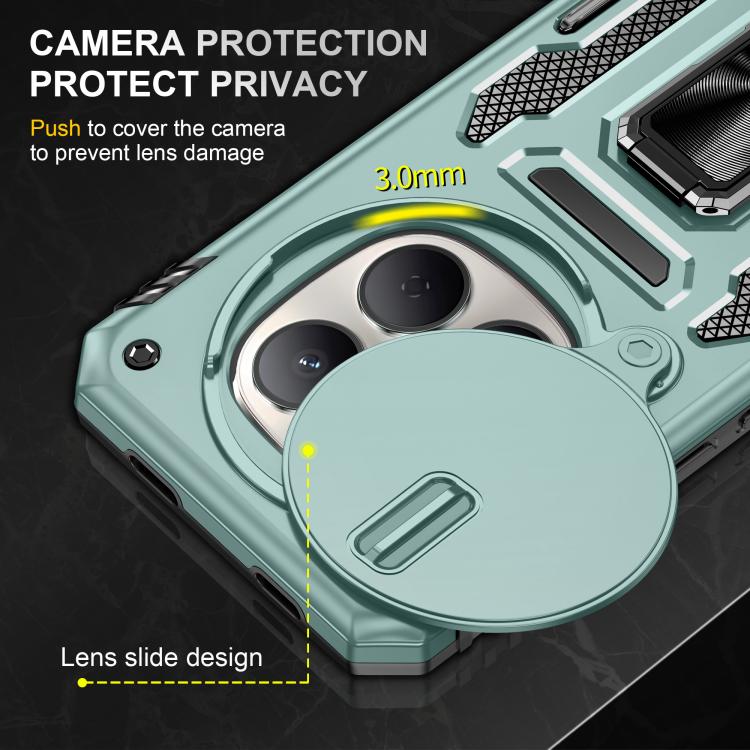 For Redmi Note 15 Global 4G / 5G 164mm Armor PC Hybrid TPU Camera Shield Phone Case