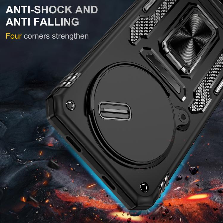 For Redmi Note 15 Global 4G / 5G 164mm Armor PC Hybrid TPU Camera Shield Phone Case