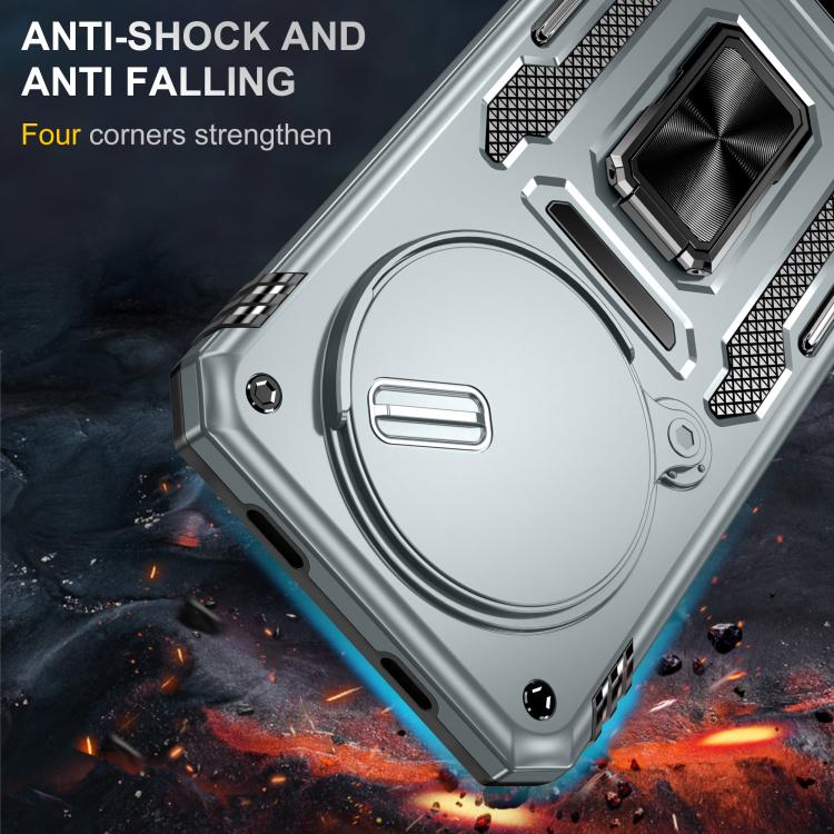 For Redmi Note 15 Global 4G / 5G 164mm Armor PC Hybrid TPU Camera Shield Phone Case