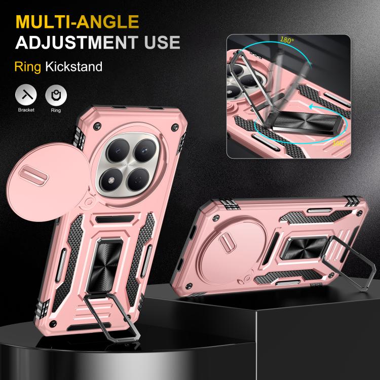For Redmi Note 15 Global 4G / 5G 164mm Armor PC Hybrid TPU Camera Shield Phone Case