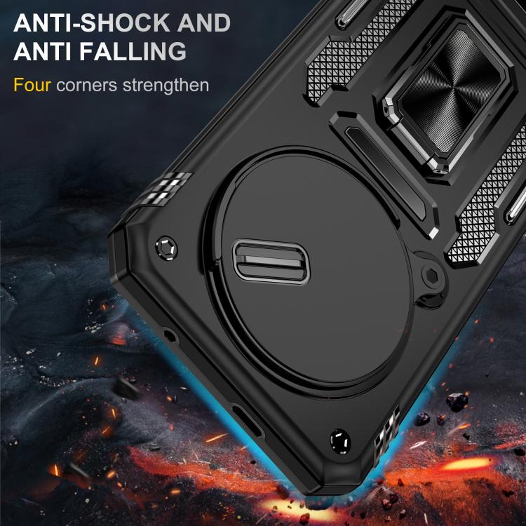 For Redmi Note 15 Pro+ 5G Global 163.3mm Armor PC Hybrid TPU Camera Shield Phone Case