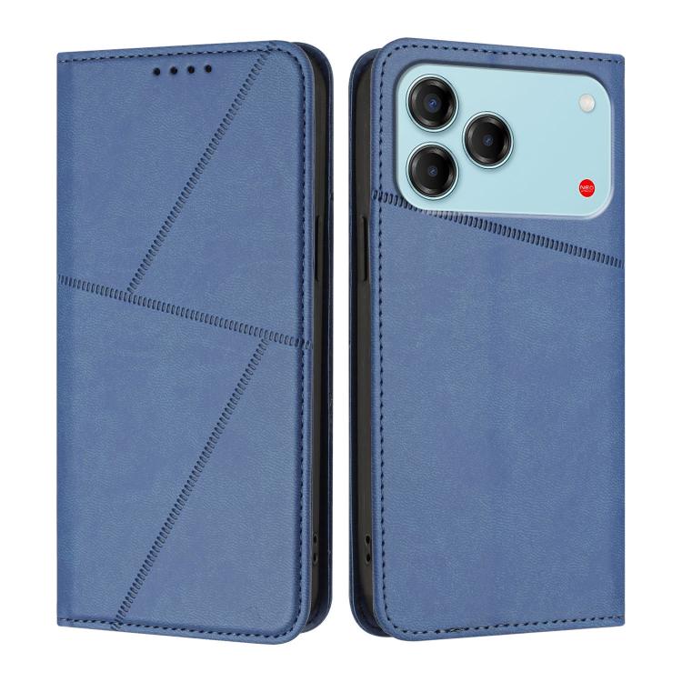 For ZTE Blade V80 Vita Strong Magnetic Frosted Flip Leather Phone Case