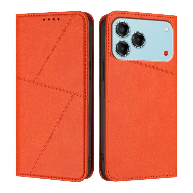 For ZTE Blade V80 Vita Strong Magnetic Frosted Flip Leather Phone Case