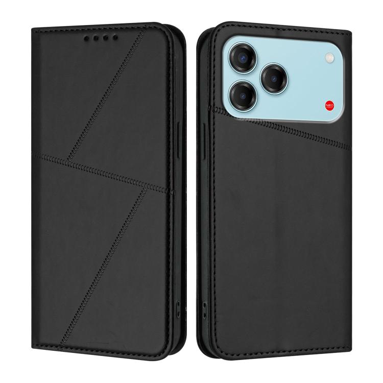 For ZTE Blade V80 Vita Strong Magnetic Frosted Flip Leather Phone Case