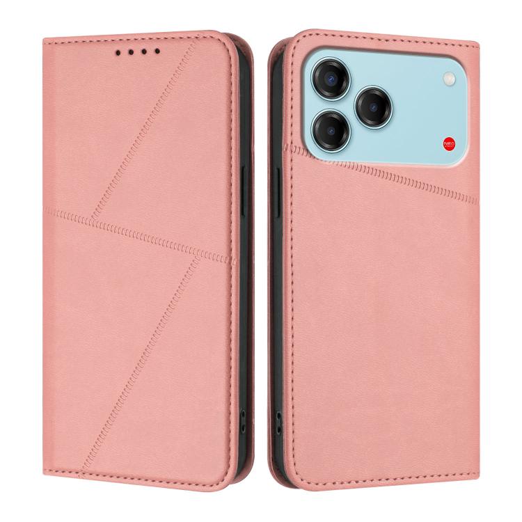 For ZTE Blade V80 Vita Strong Magnetic Frosted Flip Leather Phone Case
