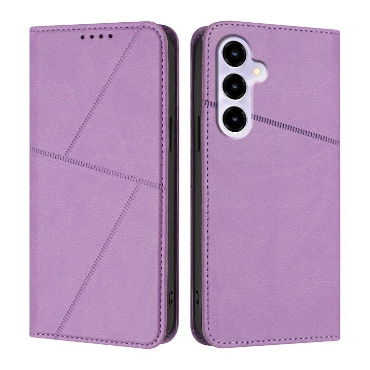 For ZTE nubia V80 Max Strong Magnetic Frosted Flip Leather Phone Case