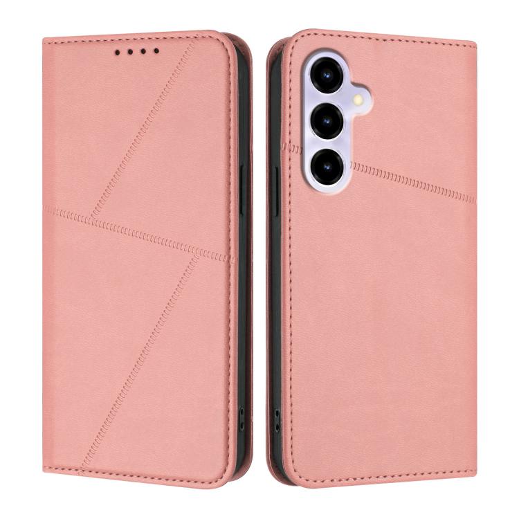 For ZTE nubia V80 Max Strong Magnetic Frosted Flip Leather Phone Case