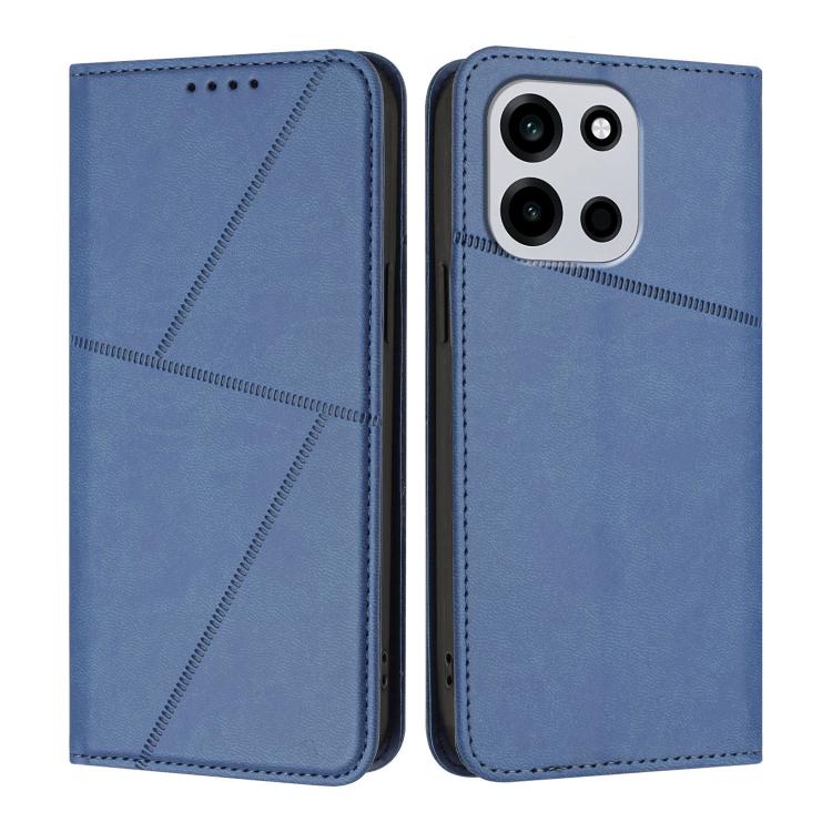 For OnePlus Turbo 6 / Turbo 6V Strong Magnetic Frosted Flip Leather Phone Case