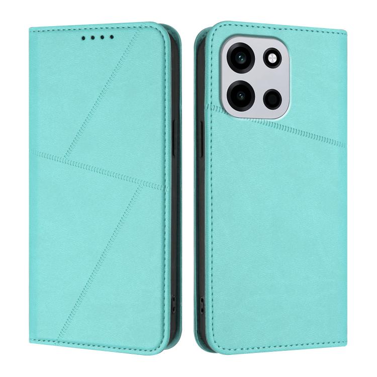 For OnePlus Turbo 6 / Turbo 6V Strong Magnetic Frosted Flip Leather Phone Case