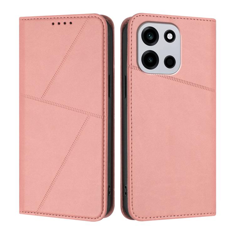 For OnePlus Turbo 6 / Turbo 6V Strong Magnetic Frosted Flip Leather Phone Case