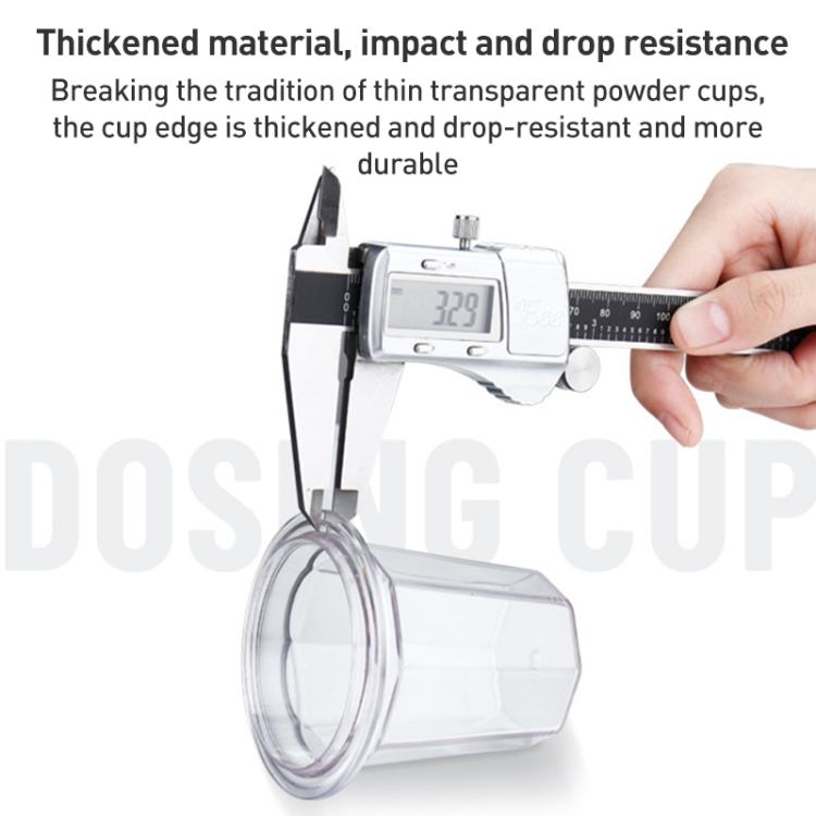 51mm Thickened PC Dosing Cup for Coffee Grinder - Transparent
