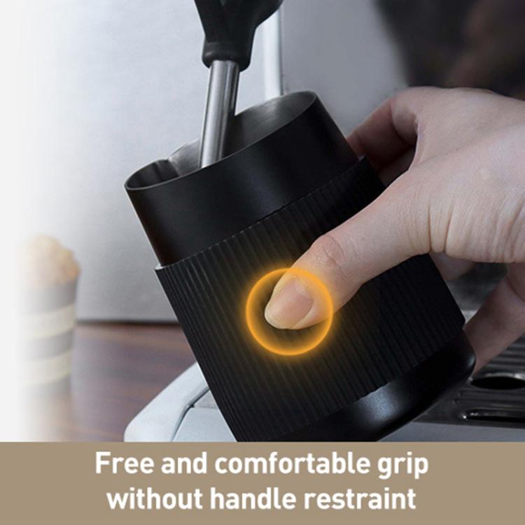 420ml Stainless Steel Latte Art Cup Oblique Mouth Anti-scalding Coffee Milk Foaming Cylinder with Scale - Black