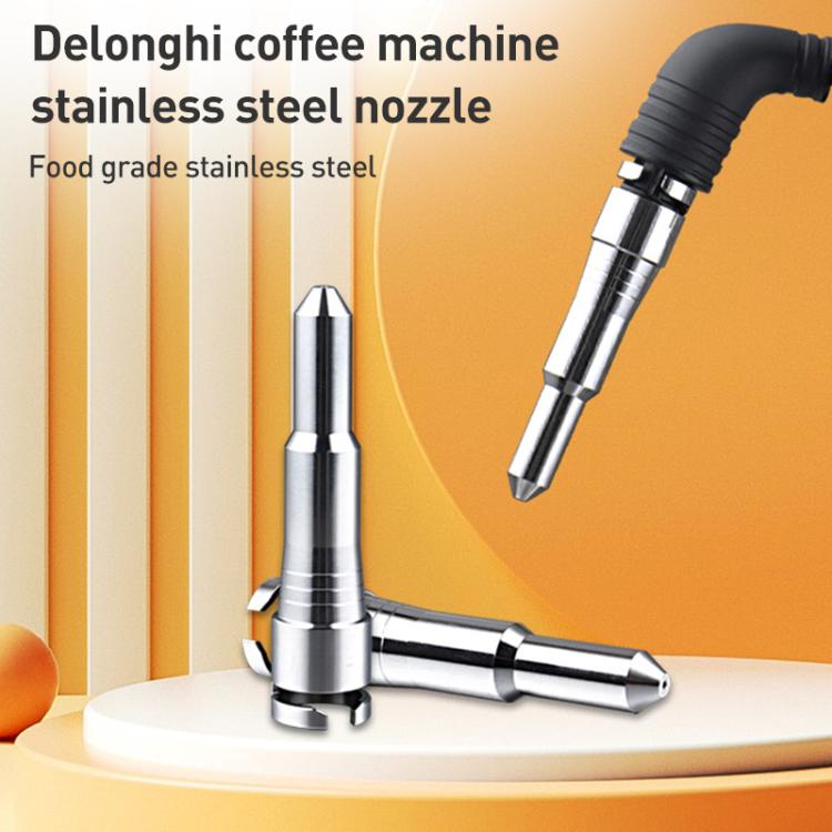 For Delonghi Coffee Machine A3 Snap-on Nozzle Stainless Steel Steam Wand Nozzle - Silver