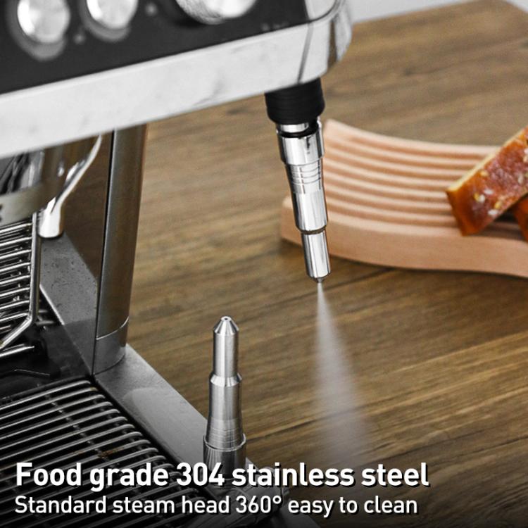 For Delonghi Coffee Machine A3 Snap-on Nozzle Stainless Steel Steam Wand Nozzle - Silver