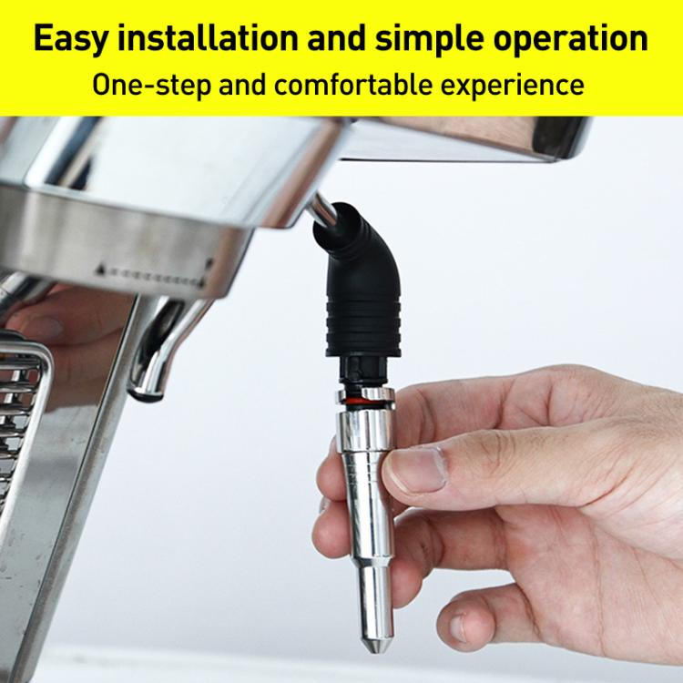 For Delonghi Coffee Machine A3 Snap-on Nozzle Stainless Steel Steam Wand Nozzle - Silver