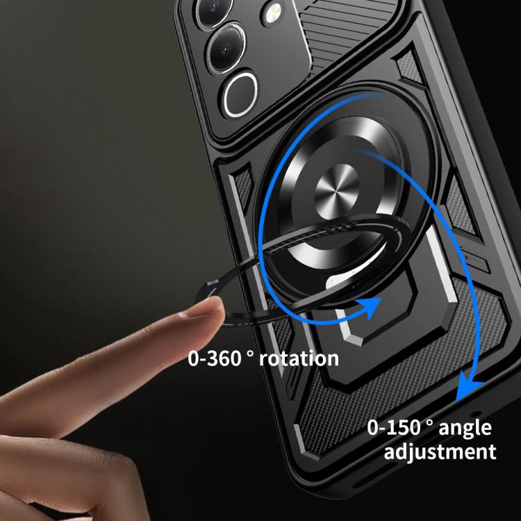 For vivo Y29 4G / T4X 5G Armor Rotating Holder MagSafe Phone Case