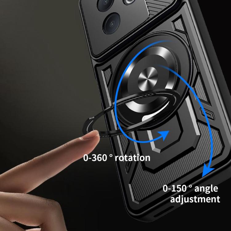 For vivo Y300i / Y39 5G Armor Rotating Holder MagSafe Phone Case
