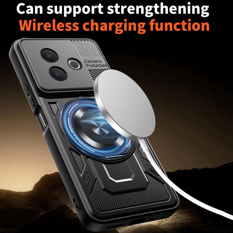 For vivo Y300i / Y39 5G Armor Rotating Holder MagSafe Phone Case