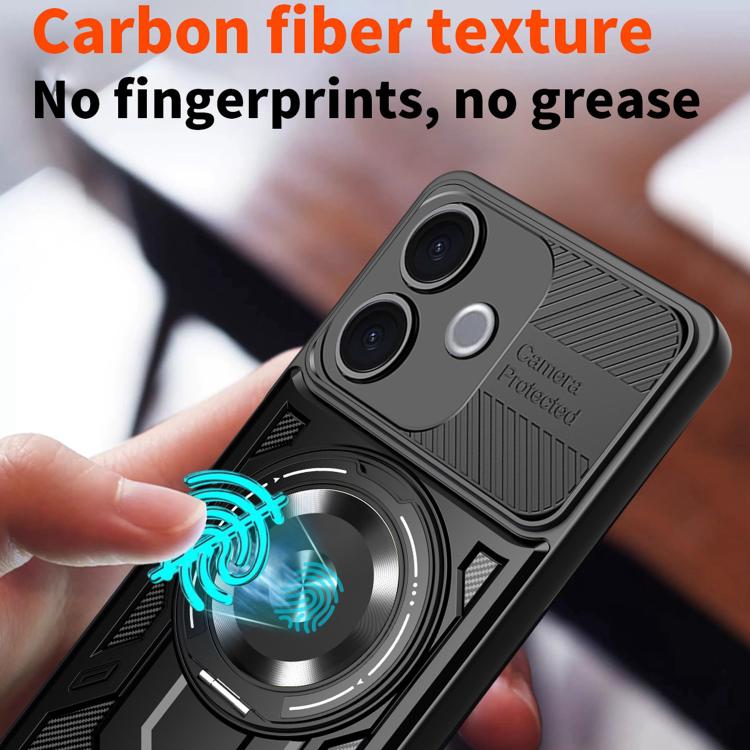 For vivo V60 Lite 5G Armor Rotating Holder MagSafe Phone Case