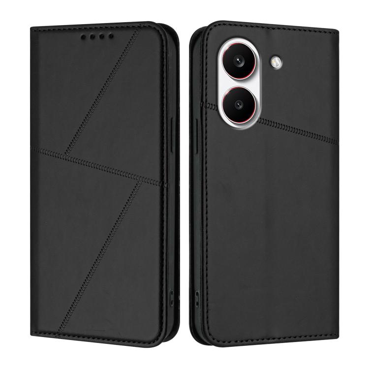 For Redmi Turbo 5 5G / Poco X8 Pro 5G Strong Magnetic Frosted Flip Leather Phone Case