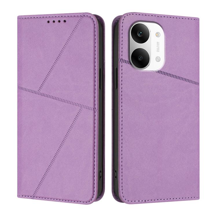 For Redmi Turbo 5 Max / Poco X8 Pro Max Strong Magnetic Frosted Flip Leather Phone Case