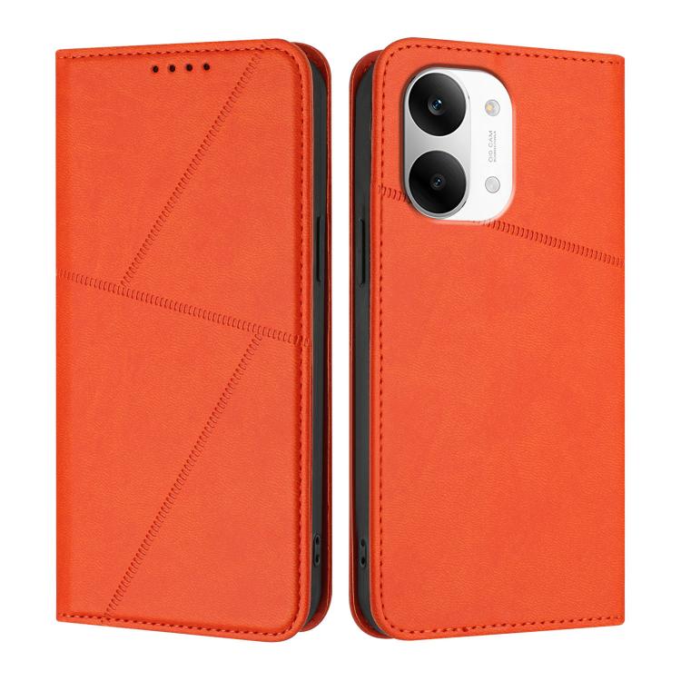 For Redmi Turbo 5 Max / Poco X8 Pro Max Strong Magnetic Frosted Flip Leather Phone Case