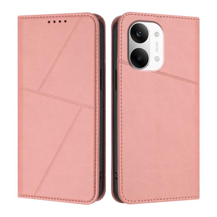 For Redmi Turbo 5 Max / Poco X8 Pro Max Strong Magnetic Frosted Flip Leather Phone Case