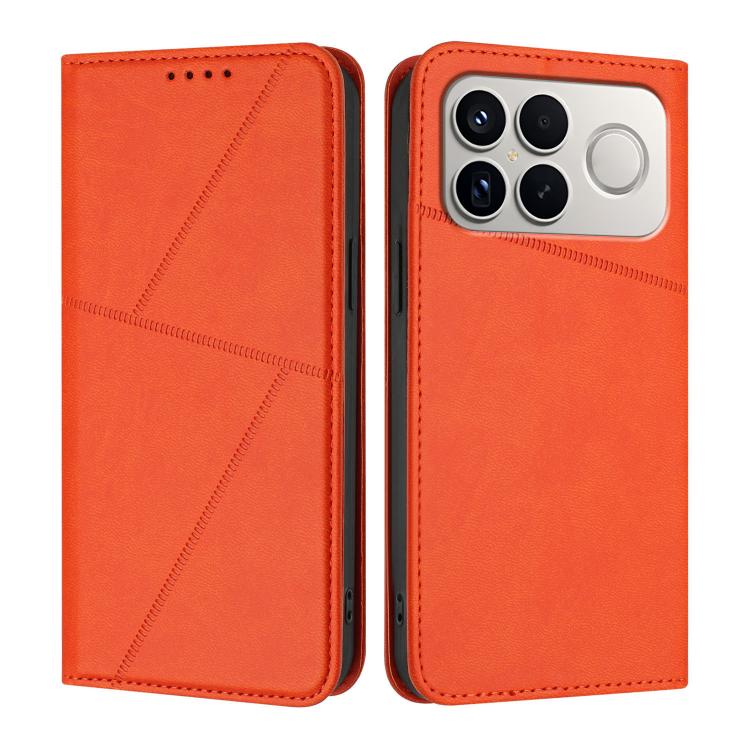 For Redmi K90 Pro Max / Poco F8 Ultra Strong Magnetic Frosted Flip Leather Phone Case