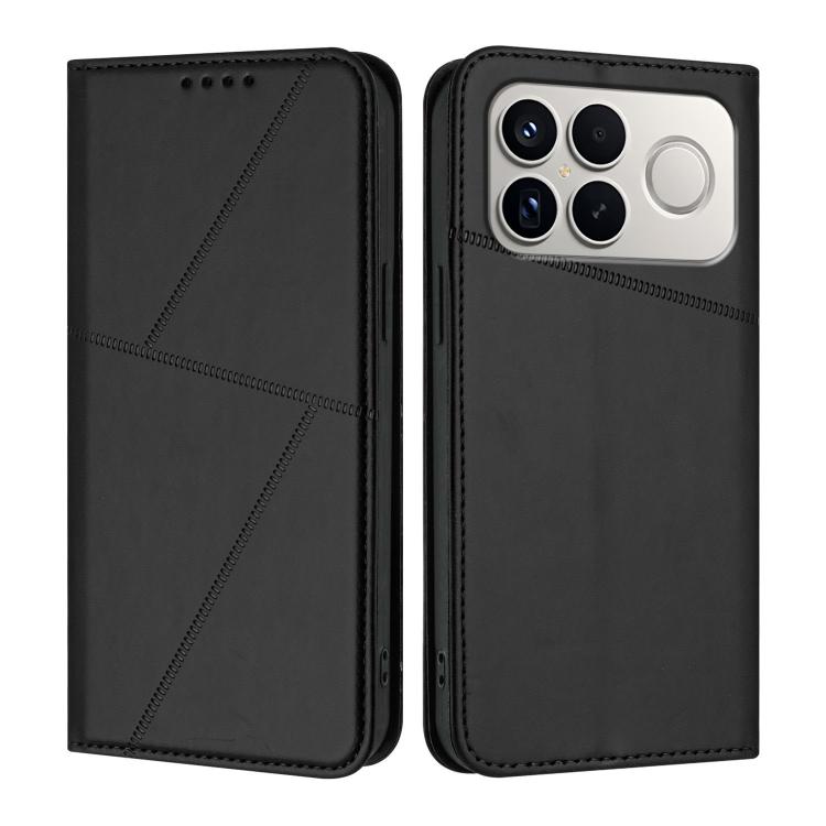 For Redmi K90 Pro Max / Poco F8 Ultra Strong Magnetic Frosted Flip Leather Phone Case