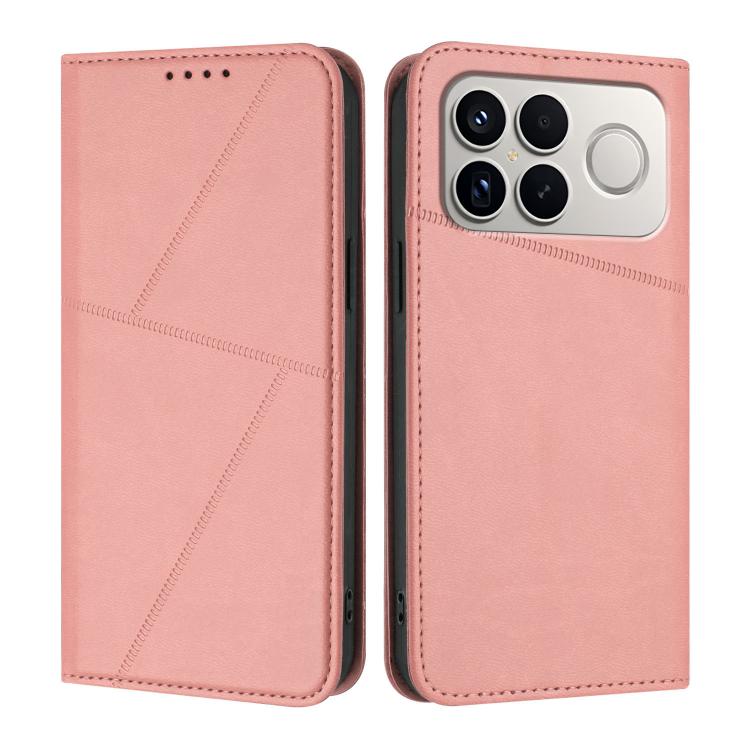For Redmi K90 Pro Max / Poco F8 Ultra Strong Magnetic Frosted Flip Leather Phone Case