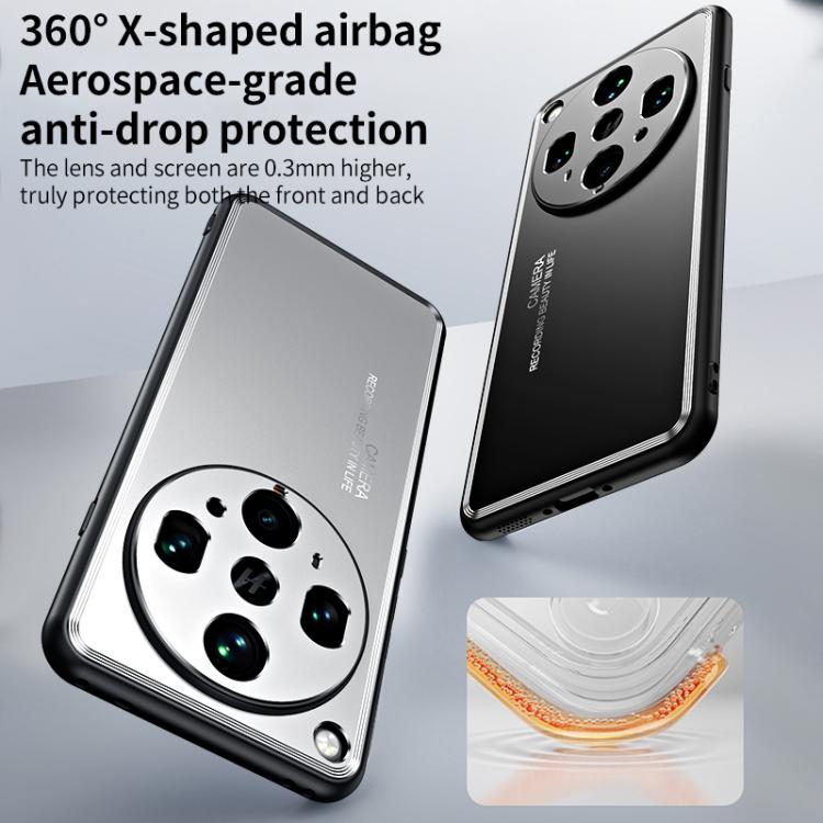 For OPPO Find X9 Pro Frosted Metal Phone Case