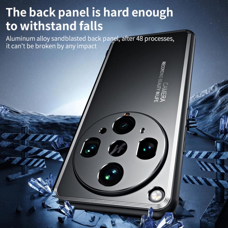 For OPPO Find X9 Pro Frosted Metal Phone Case