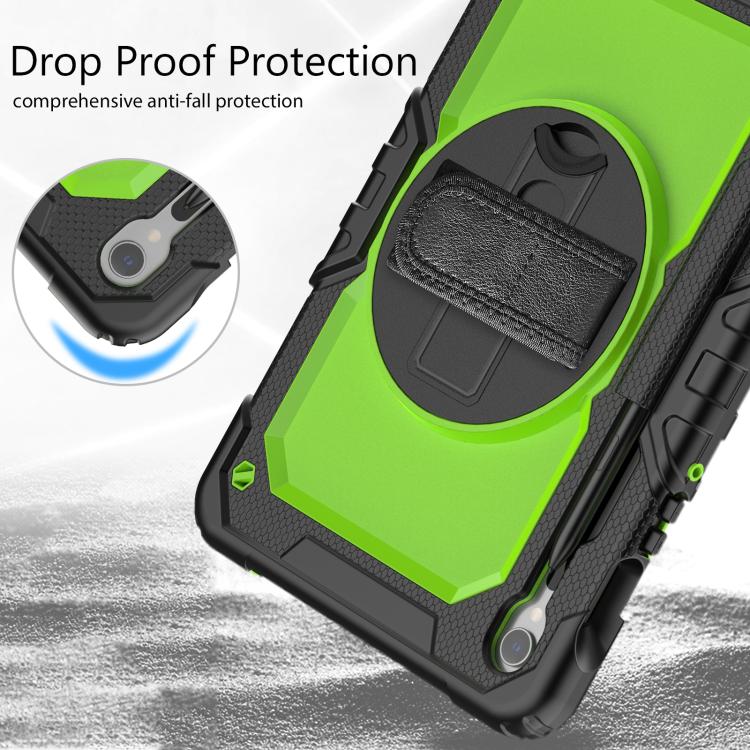 For Samsung Galaxy Tab S10 Lite / S10 FE Silicone Hybrid PC Tablet Case with Shoulder Strap