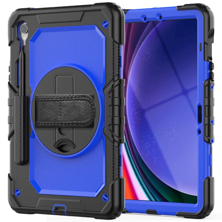 For Samsung Galaxy Tab S10 Lite / S10 FE Silicone Hybrid PC Tablet Case with Shoulder Strap