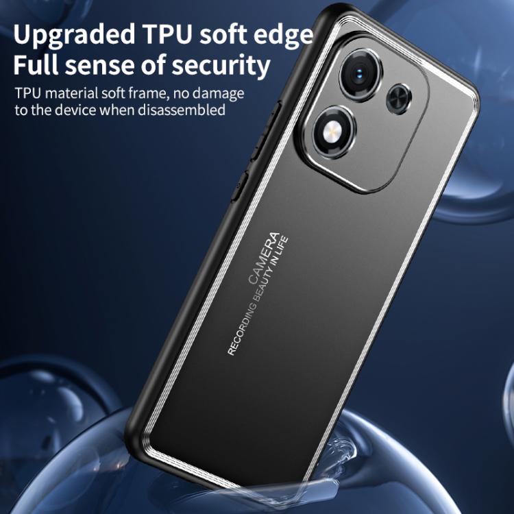 For Honor X70i Frosted Metal Phone Case