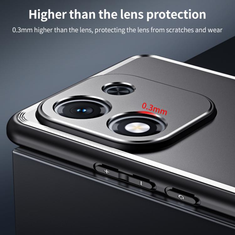 For Honor X70i Frosted Metal Phone Case