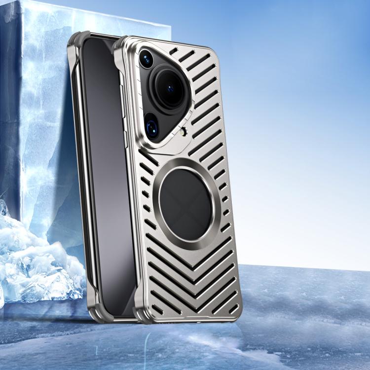 For Huawei Pura 70 Ultra Cooling MagSafe Magnetic Metal Phone Case