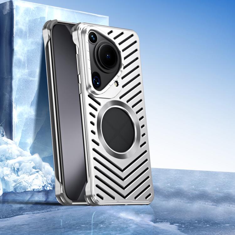 For Huawei Pura 70 Ultra Cooling MagSafe Magnetic Metal Phone Case