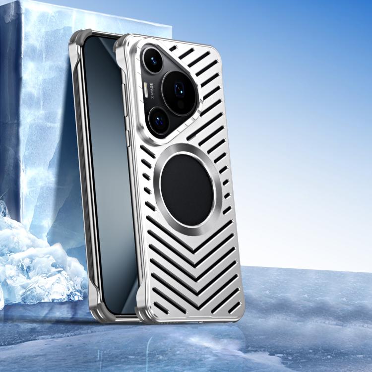 For Huawei Pura 70 Pro / 70 Pro+ Cooling MagSafe Magnetic Metal Phone Case