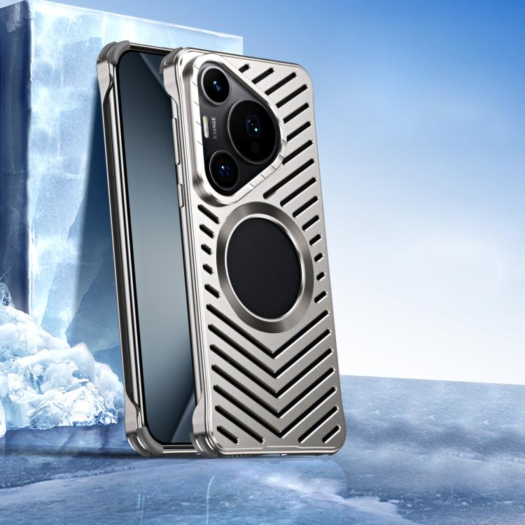 For Huawei Pura 70 Pro / 70 Pro+ Cooling MagSafe Magnetic Metal Phone Case