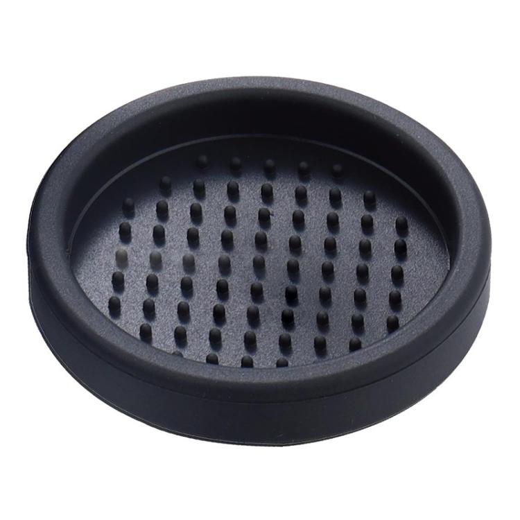 Silicone Coffee Pad Press Tool Espresso Tamper Mat Roud Pad - Black