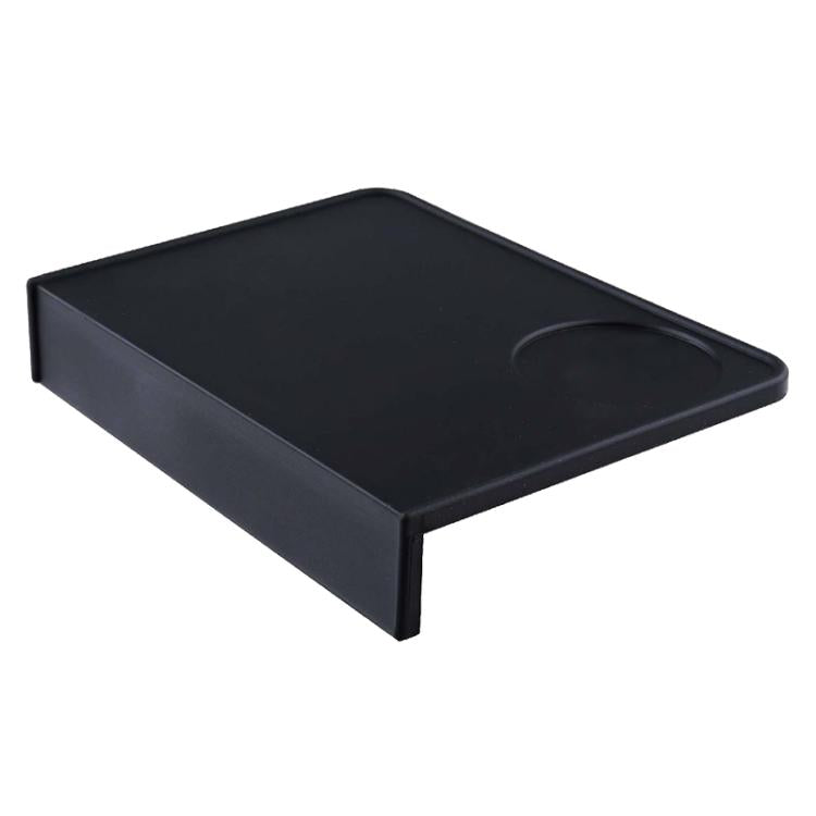 Silicone Coffee Pad Press Tool Espresso Tamper Mat Corner Pad - Black
