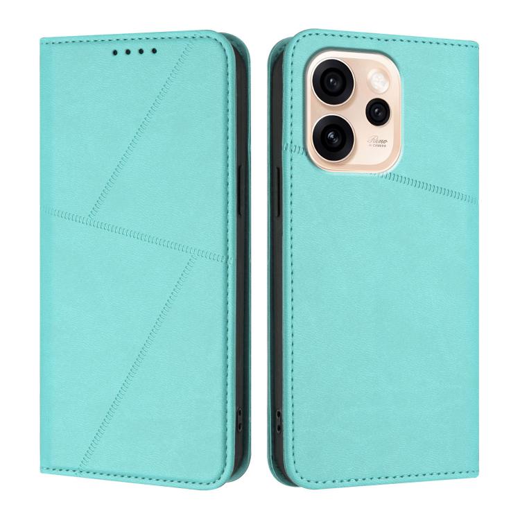 For OPPO Reno15 Pro 5G Global Strong Magnetic Frosted Flip Leather Phone Case