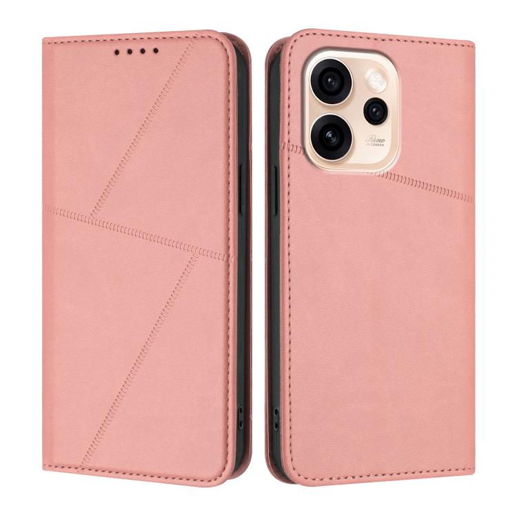 For OPPO Reno15 F 5G Global Strong Magnetic Frosted Flip Leather Phone Case