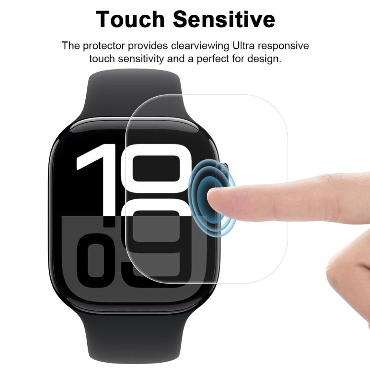 For Apple Watch Series 11 / 10 46mm 5pcs xDfind Soft Hydrogel Film Full Cover Front Protector