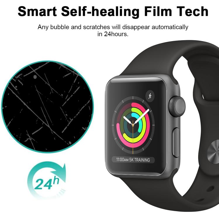 For Apple Watch Series 3&2&1 42mm 5pcs xDfind Soft Hydrogel Film Full Cover Front Protector