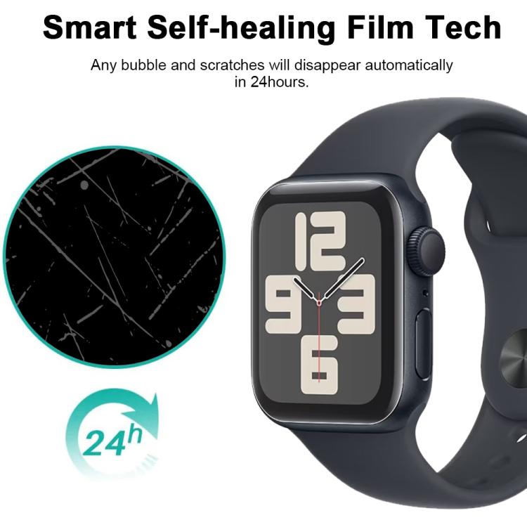 For Apple Watch Series 6&SE&5&4 40mm 5pcs xDfind Soft Hydrogel Film Full Cover Front Protector