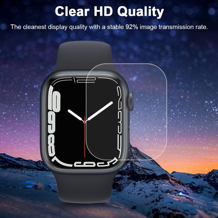 For Apple Watch Series 9 / 8 / 7 45mm 5pcs xDfind Soft Hydrogel Film Full Cover Front Protector
