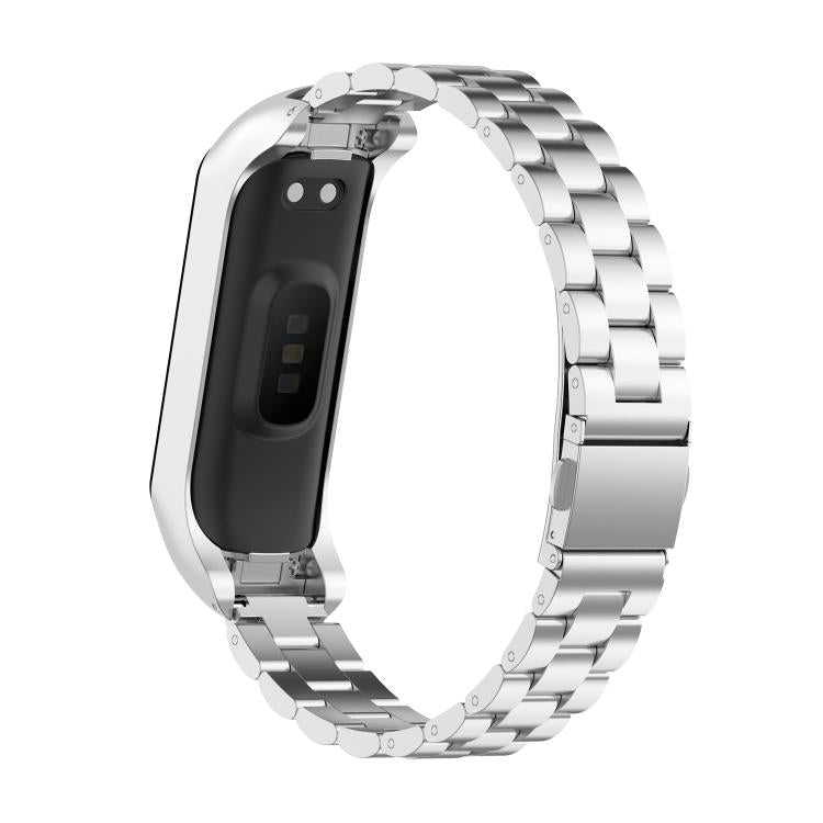 For Samsung Galaxy Fit 2 xDfind Metal Frame Integrated Three-beads Steel Watch Band